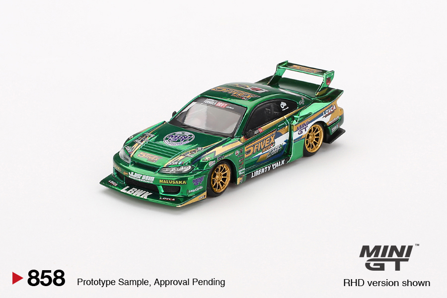MiniGT- 858 - Nissan LB-Super Silhouette S15 SILVIA LBWK 2024